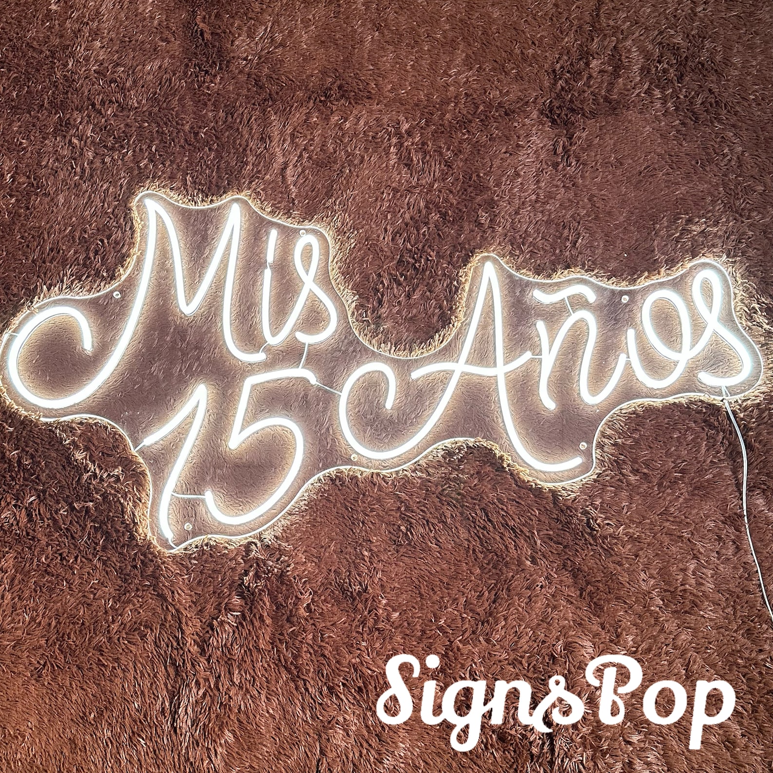 Mis 15 Años Neon Sign,custom 15th Birthday Party Led Neon Light,mis ...