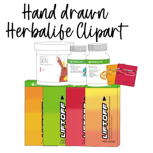 Hand drawn Herbalife Clipart