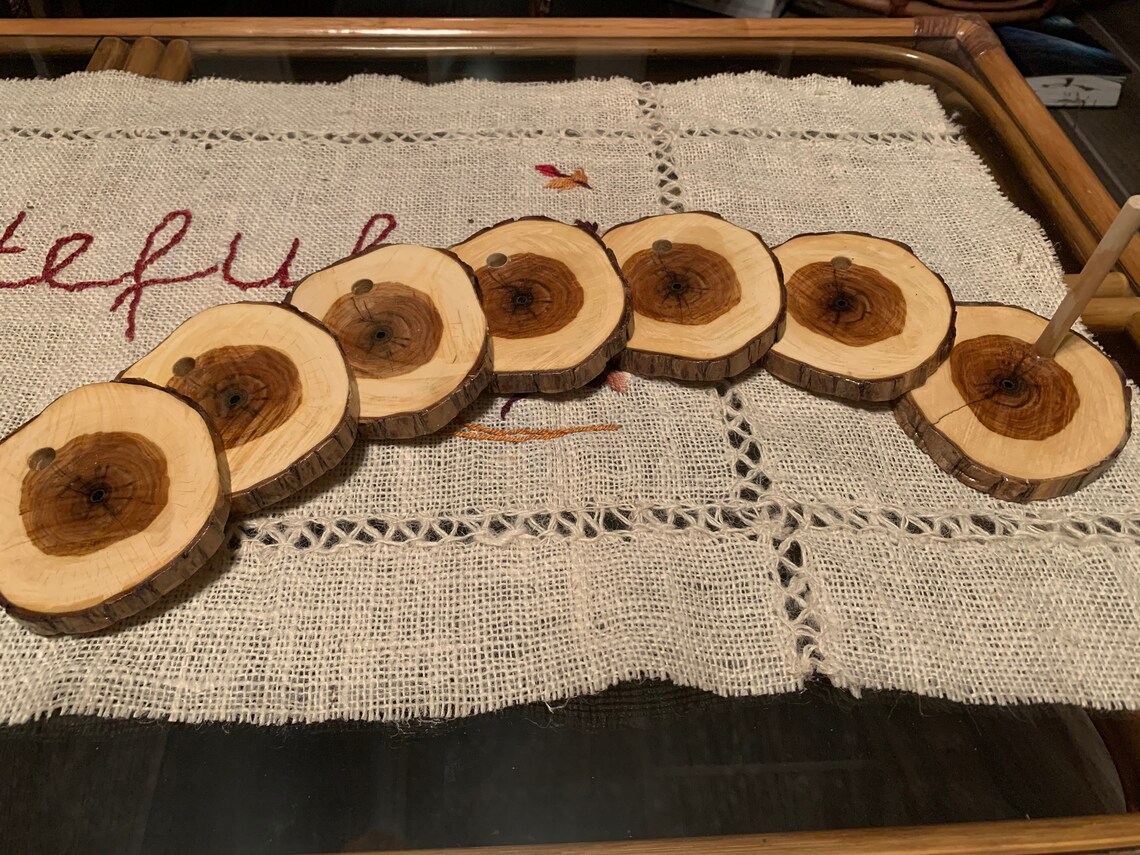 Epoxy Filled Live Edge Wood Coasters Slightly Irregular Etsy