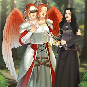 Animekaraktercommissie | Aangepast animepersonage, kunstcommissie, DnD, animestijl, personagecommissie, ALLEEN DIGITAAL BESTAND Vtuber!
