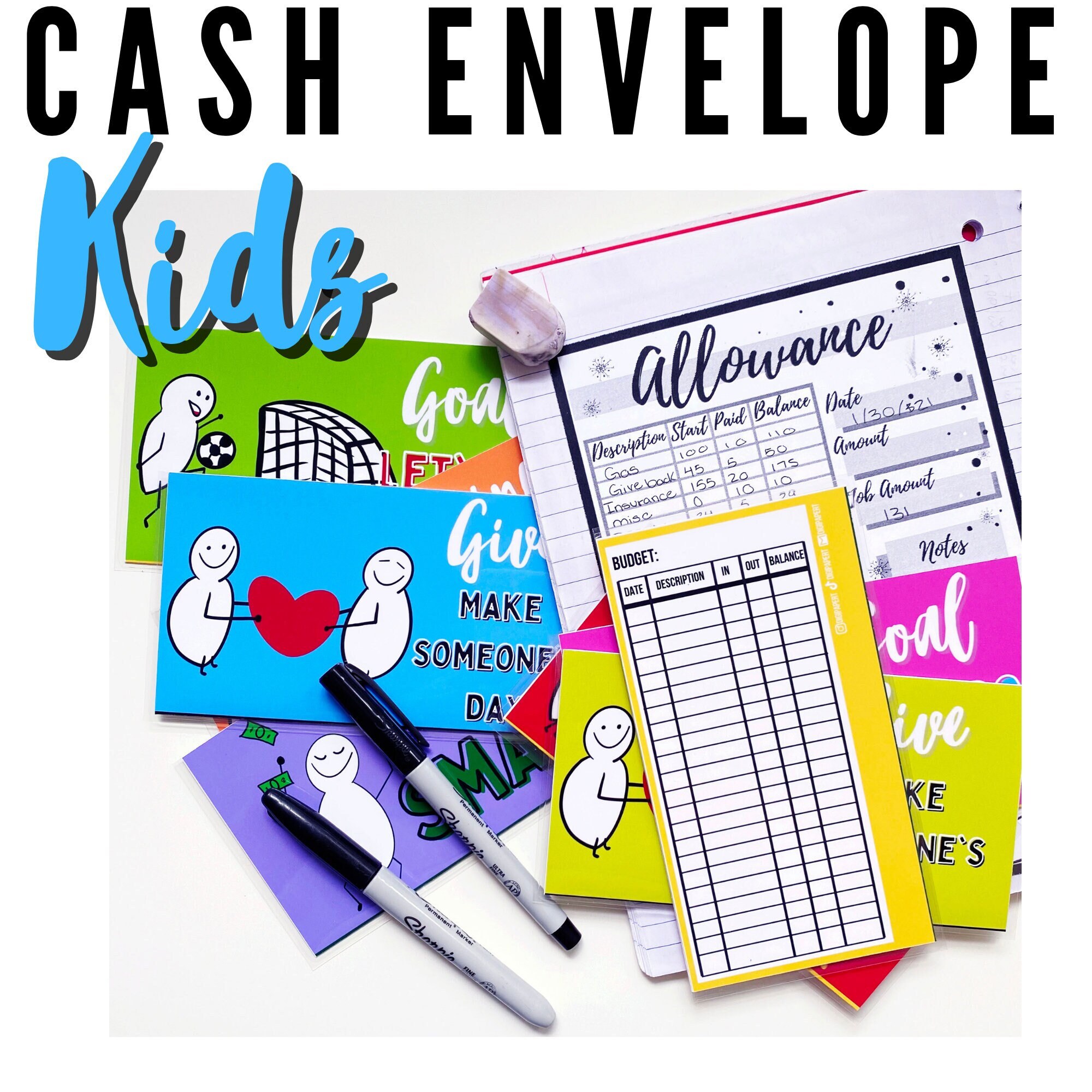 Cash Stuffing Envelopes DIY - Money-Saving Budgeting