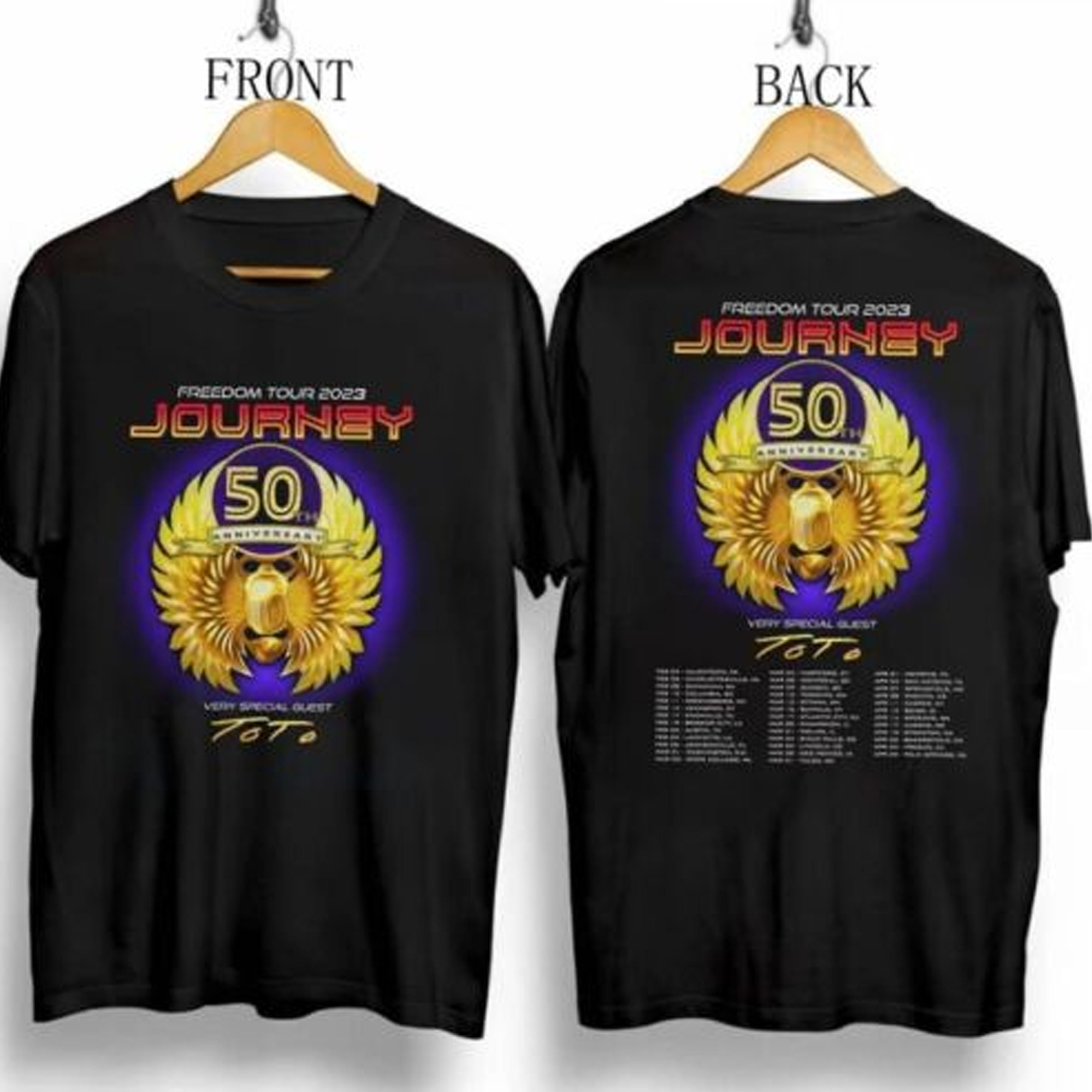 Discover Journey Freedom Tour 2023 Shirt, Journey 50th Anniversary, Journey Tour 2023 T-Shirt