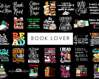 Download Book Lover Svg Etsy