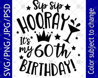 Download 60th Birthday Svg Etsy