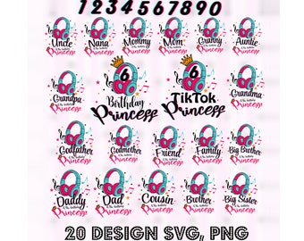 Free Free 90 Tiktok Birthday Princess Svg SVG PNG EPS DXF File