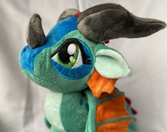 Wings of Fire Plush - Wings of Fire Dragon Plushie - Custom Wings of Fire -Dragon Plush - Custom Plush - Custom Dragon Plush - DELUXE