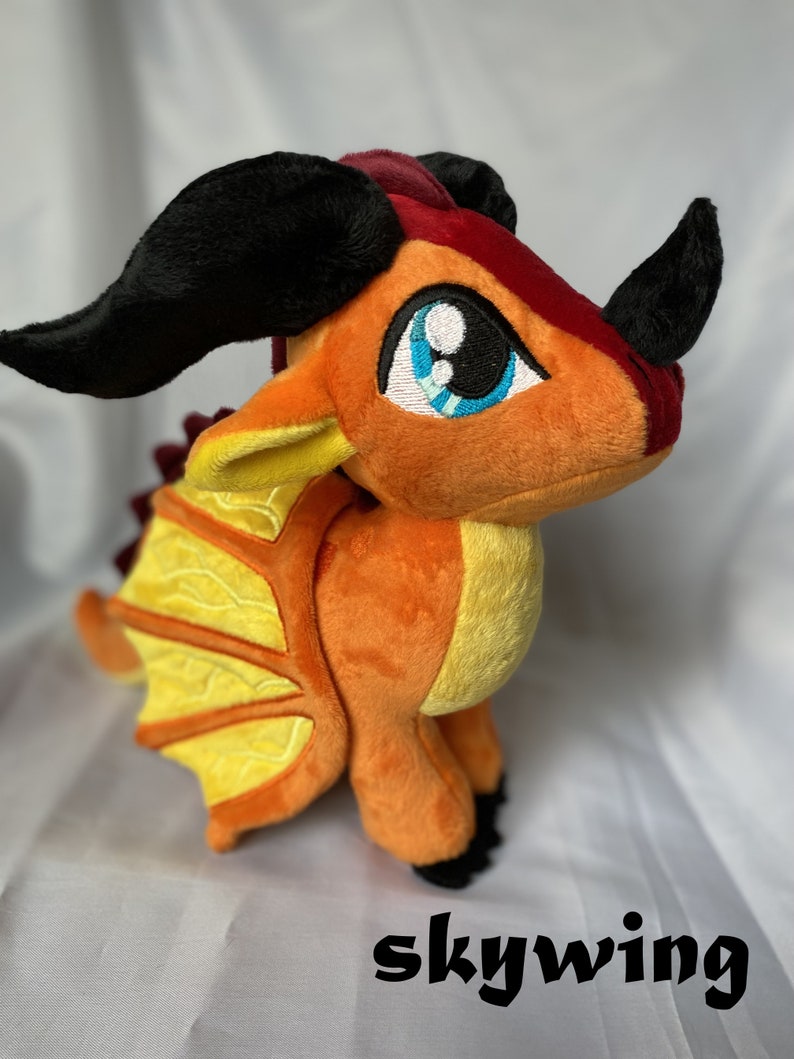 Wings of Fire Dragon Plush Wings of Fire Stuffed Animal Etsy