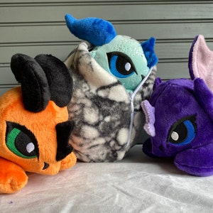 Custom Dragon Plush, Custom Plush Dragon Baby, Custom Plushie, Dragon Plushie, Custom Stuffed Animal, Custom Colors - Made to Order