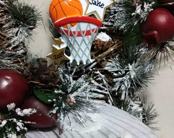 Custom Basketball Ornament, Sports Ornament