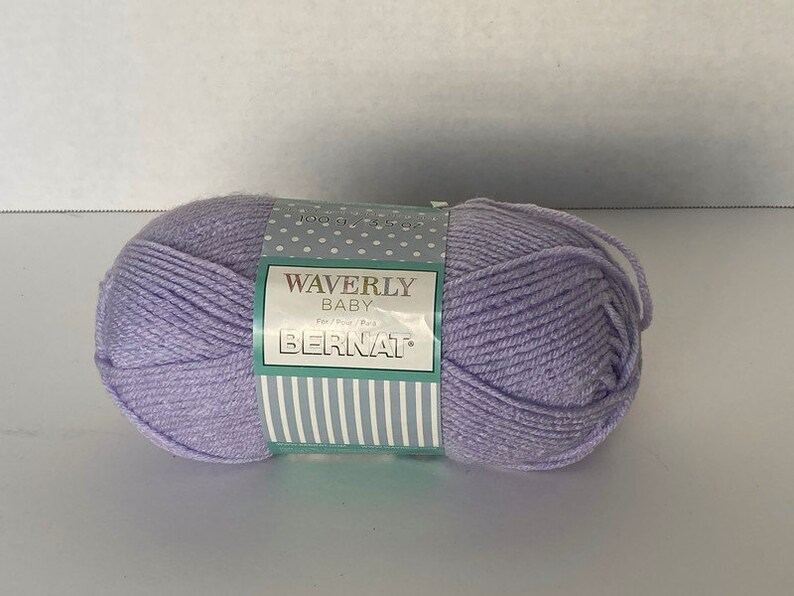 Lot of Waverly Baby Bernat Yarn Lavender Yarn 3 Skeins of Etsy