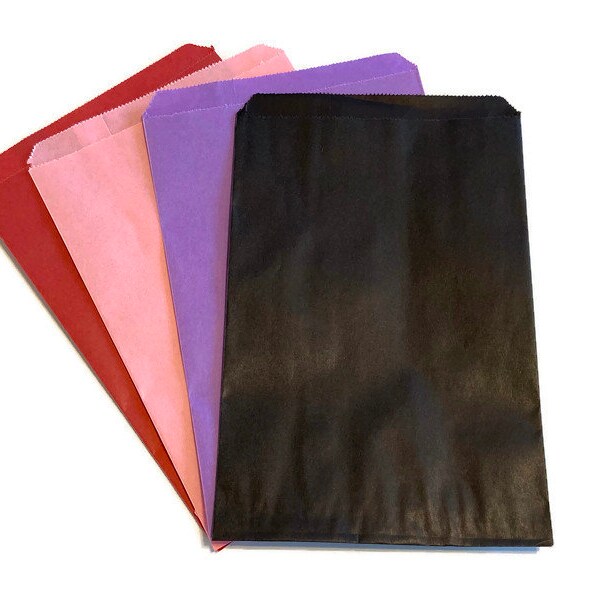 Flat Paper Bags Etsy