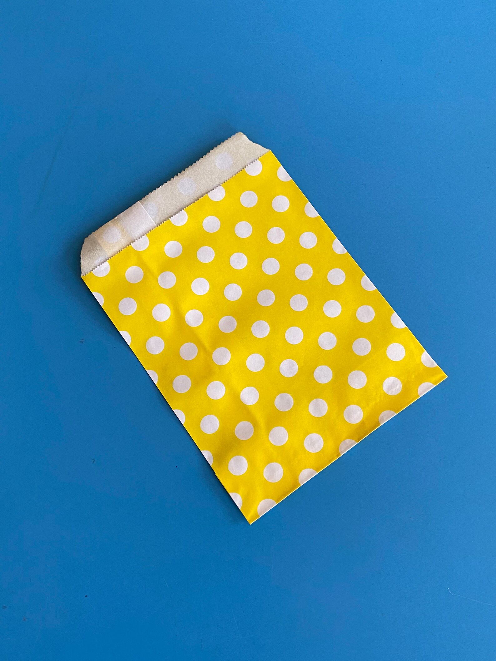 5x7 Bright Yellow Paper Bags Party Favor Bags Food Safe Etsy