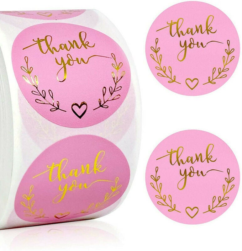 30-1.50 INCH PINK LADYBUG SEMI GLOSS THANK YOU STICKER LABELS DISCOUNTS! 30-1.50 INCH PINK LADYBUG SEMI GLOSS THANK YOU STICKER LABELS DISCOUNTS!