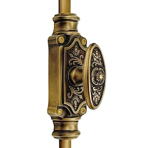 Set of 2-Antique brass Lacquered Dalston Brass Window Cremone bolt upto 6 feet