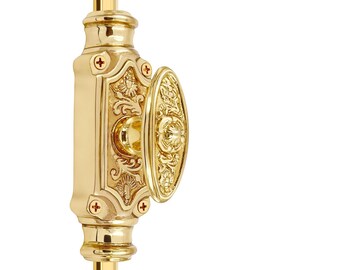 Unlacquered Dalston Brass Window Cremone bolt upto 6 feet