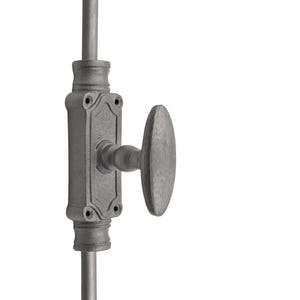 set of 3-Antique iron Stepney iron door Cremone bolt upto 9 feet