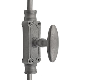 set of 3-Antique iron Stepney iron door Cremone bolt upto 9 feet