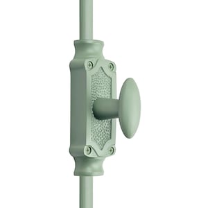 Green Temple Oval knob Brass Window Cremone bolt upto 6 feet