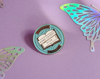 Book Lovers Club Enamel Pin