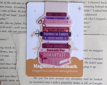 Book Trope Magnetic Bookmark – Bookish Gift for Readers & Trope Lovers