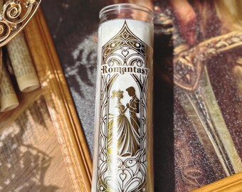 Romantasy Prayer Candle – Book Lover Gift For Romance Readers, Soy Wax