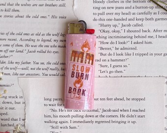 Slow Burn Book Club Bookish Lighter Case