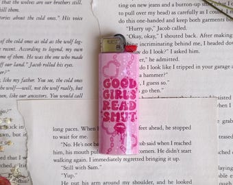 Good Girls Read Smut Bookish Lighter Case