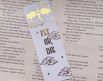 Fourth Wing Inspired Bookmark – Romantic Bookish Gift for Readers & Trope Lovers