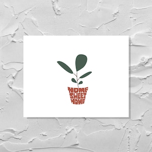 Tarjeta de inauguración de la casa, Hogar dulce hogar, Mudanza, Casa nueva, Condominio nuevo, Apartamento nuevo, Lugar nuevo, Hogar nuevo, Propietario, Hecho a mano, Ecológico