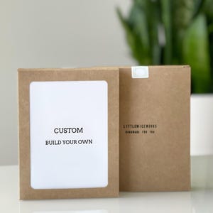 Créez vos propres cartes de vœux personnalisées | Lot, Coffret, Personnalisé, Fait main, Respectueux de l'environnement