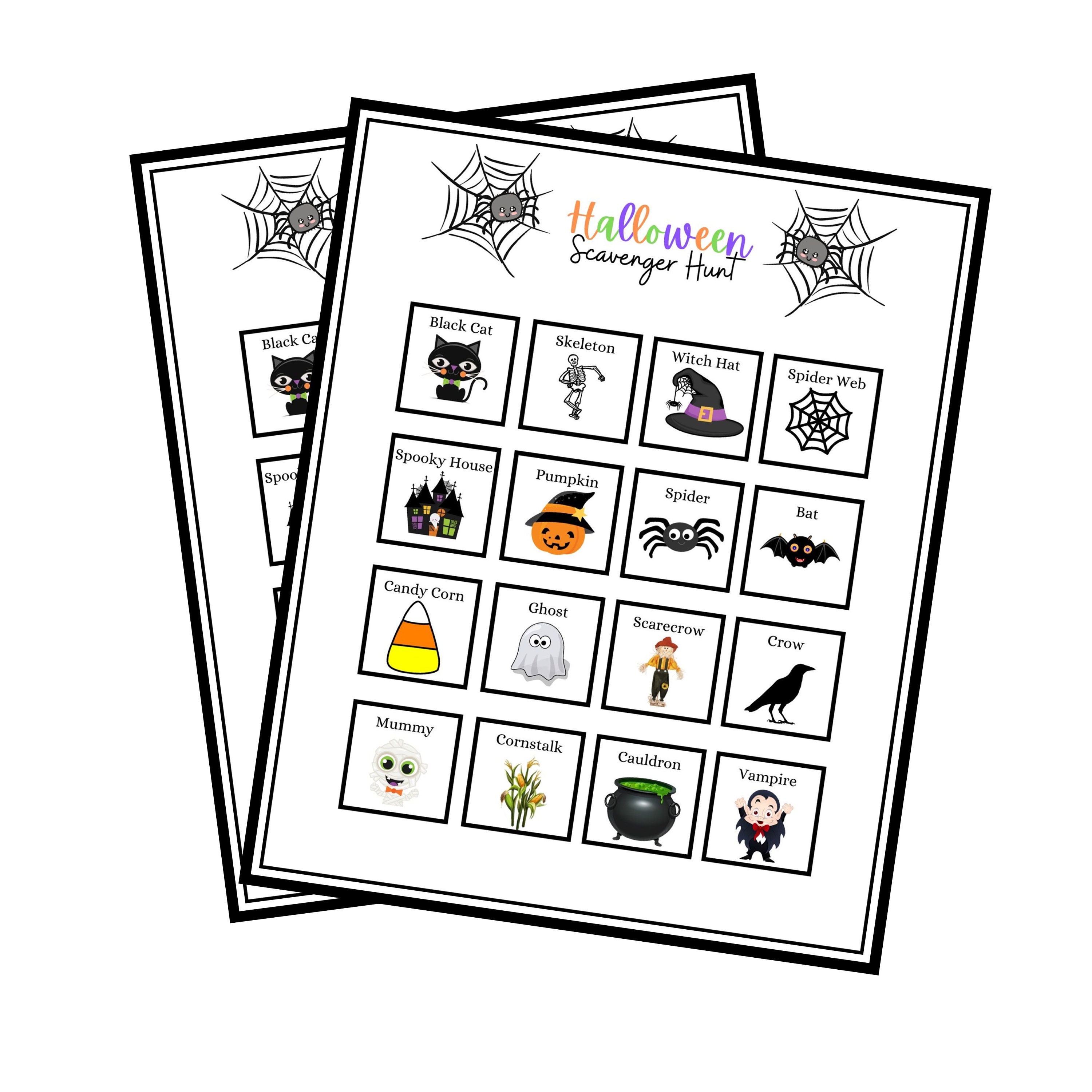 Halloween Scavenger Hunt PRINTABLE - Etsy