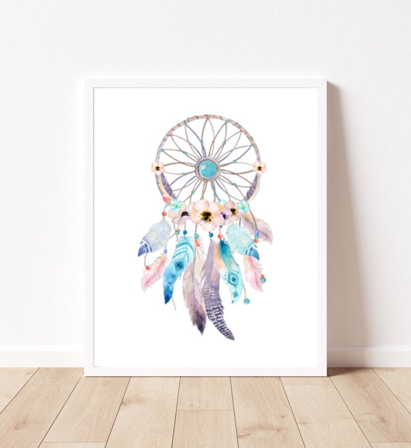 Dreamcatcher PRINTABLE ONLY 4 Sizes | Etsy
