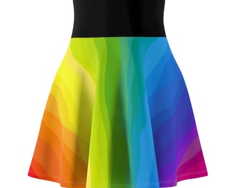 LGBTQ Rainbow Pride Skater Skirt