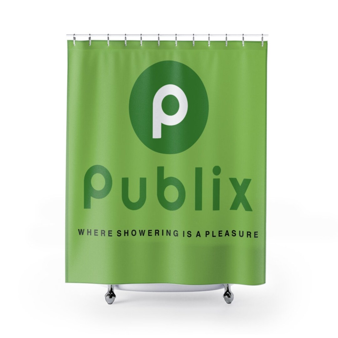 Publix Shower Curtain Etsy