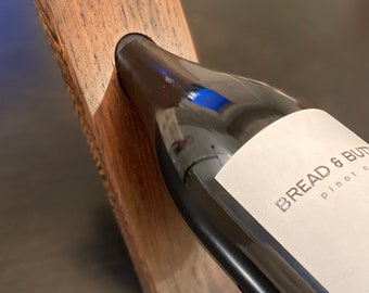 Schwerkraft trotzen Holz Weinflasche Halter, Weinflaschenständer, Wein-Display, Wein-Zubehör