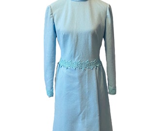 VINTAGE Powder Blue A-line Dress - Etsy