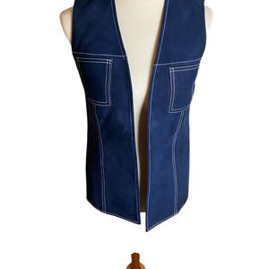 vintage 70s Suede Vest