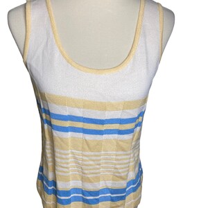 Vintage 80s Striped Textured Tanktop