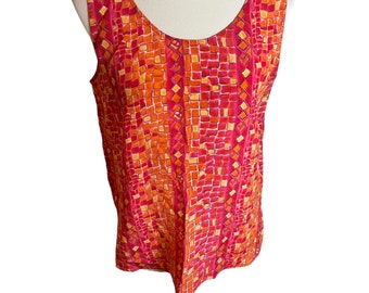 vintage 90s cubed Tank Top