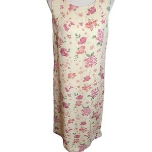 vintage 90s maxi dress with flowers