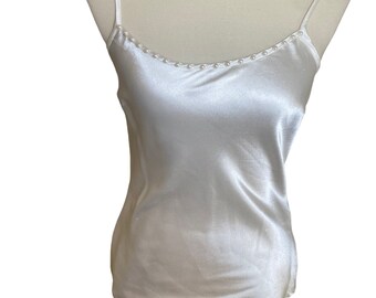 Vintage 90s Tanktop with Beaded Neckline