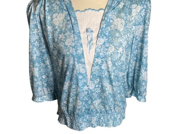 Vintage 70s Floral Blouse
