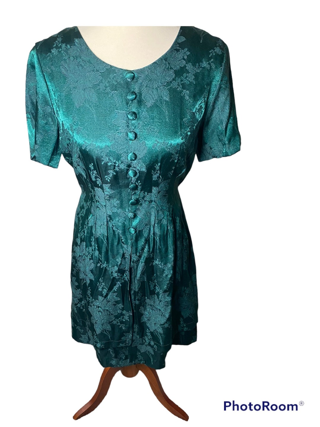 knee length dresses for ladies 90s Blue Floral Mini Dress main image 0