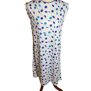 vintage 60s mod polka dot dress