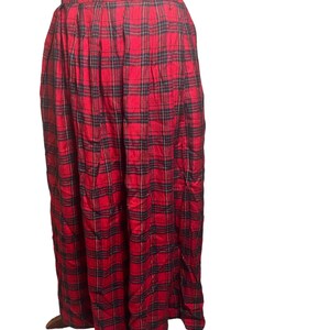 Vintage 90s Plaid Skirt
