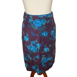 vintage 70s floral skirt