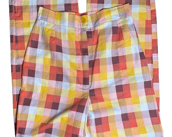 Vintage 90s Checkered Pants