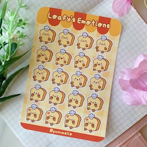 émotions de Loafy | Feuilles d'autocollants en vinyle mat