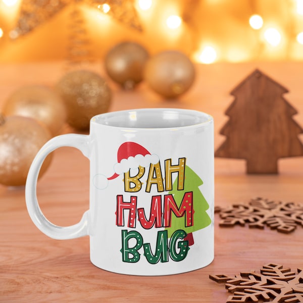 Bah Hum Bug Grump Christmas Holiday Christmas Mug