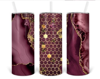 Ruby Bee Personalized 20 oz skinny Tumbler | 30 Oz skinny tumbler